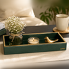 Leatherite Rectangle Slim Tray