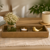 Leatherite Rectangle Slim Tray