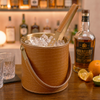 Leatherite Ice Bucket with Tong