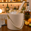 Leatherite Ice Bucket with Tong