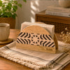 Wooden D-Shape Napkin Holder
