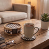 Wooden Round Coaster Set of 6