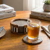 Wooden Round Coaster Set of 6