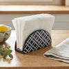 Inlay Resin D-Shape Napkin Holder
