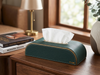 Leatherite Curved Tissue Box