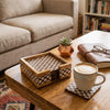 Wooden Square Coaster Set of 6