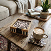 Wooden Square Coaster Set of 6