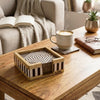 Wooden Square Coaster Set of 6