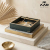 Premium Leatherite Weighted Napkin Holder – Elegant Tissue Dispenser