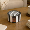 Inlay Resin Round Coaster Set of 6