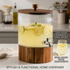 Glass Dispenser with Stand 2800 ML