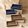 Luxury Laser Cut Rectangle Tray 2pc Set