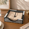 Inlay Resin Weighted Napkin Holder