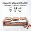 Metalica 3 Jar Rect. Dry Fruit Set