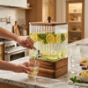 Glass Dispenser Square 5 L