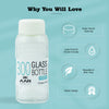 Check300 Plastic Lid Glass Bottle - 300ML