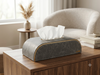 Leatherite Curved Tissue Box