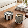 Inlay Resin Round Coaster Set of 6