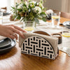 Inlay Resin D-Shape Napkin Holder