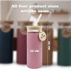 Shipper Pack of 4 Glass Bottles with Wooden Cork & Steel Straw | Eco-Friendly & Leak-Proof - shipper pack 4