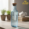 Cedar Plastic Water Bottle with Wooden Cork | Premium, Leak-Proof & Stylish - Cedar