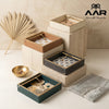 Premium Leatherite Weighted Napkin Holder – Elegant Tissue Dispenser
