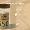 Woddy 550 Plastic Kitchen Container with Wooden Cap | Airtight, Premium & Stylish Storage - woddy 550