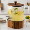Glass Dispenser with Stand 2800 ML