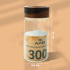 Woddy 300 Plastic Kitchen Container with Wooden Cap | Airtight, Compact & Premium Storage - woddy 300