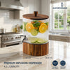 Glass Dispenser with Stand 2800 ML