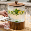 Glass Dispenser with Stand 2800 ML