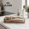 Metalica 3 Jar Rect. Dry Fruit Set