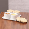 Ceramica 4 Jar Dry Fruit Set