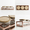 Metalica 3 Jar Rect. Dry Fruit Set