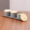 Ceramica 3 Jar Dry Fruit Set