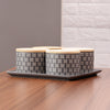 Ceramica 4 Jar Dry Fruit Set