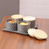 Ceramica 4 Jar Dry Fruit Set