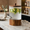 Glass Dispenser with Stand 2800 ML