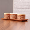 Ceramica 3 Jar Dry Fruit Set