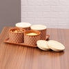 Ceramica 4 Jar Dry Fruit Set