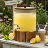 Glass Dispenser with Stand 2800 ML