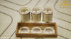 Belle 3 Jar Dry Fruit Set