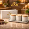 Ceramica 3 Jar Dry Fruit Set