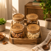 Natura 4 Jar Dry Fruit Set