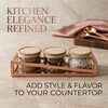 Metalica 3 Jar Rect. Dry Fruit Set